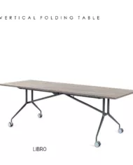Vertical folding table 022